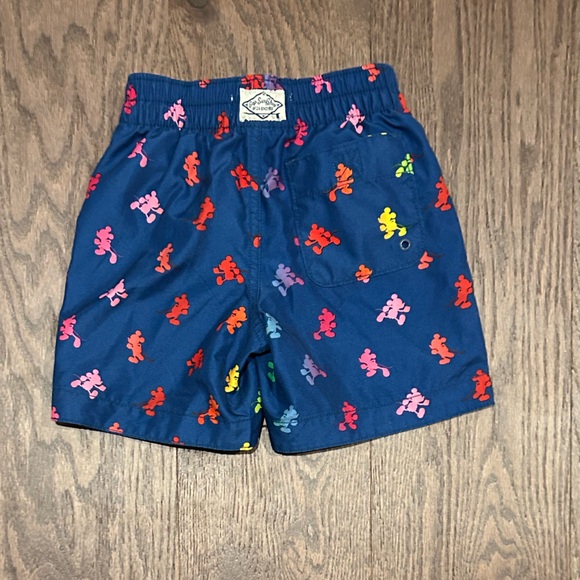 Gap x Disney Size 3T Toddler Boy's Mickey Mouse Swim Shorts - Picture 2 of 3